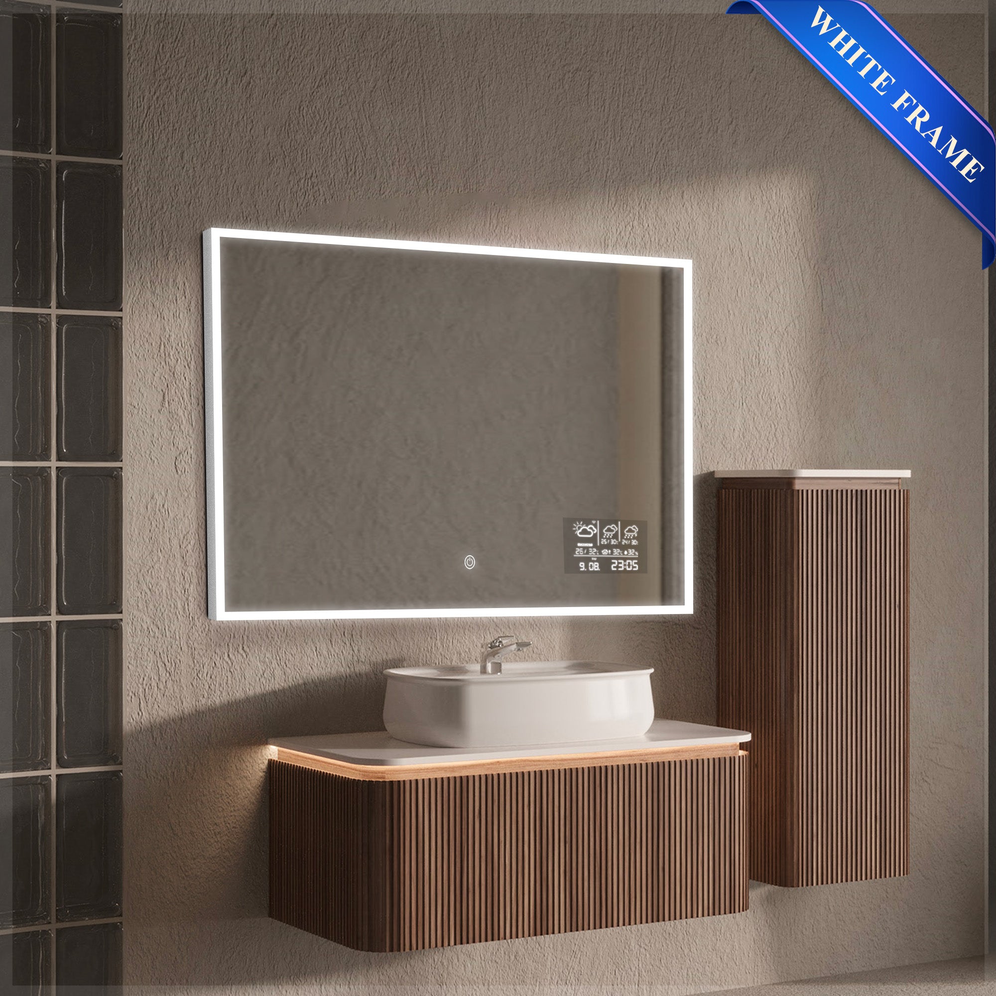 SIRIUS Custom LED Mirror with Frame - Inyouths