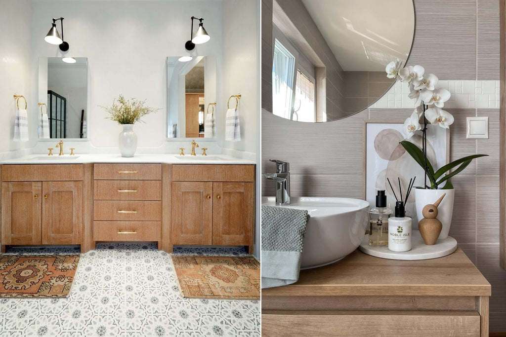 35+ Ideas for Bathroom Counter Decor