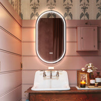 ERIS Oval Custom LED Mirror Large Vanity Mirror