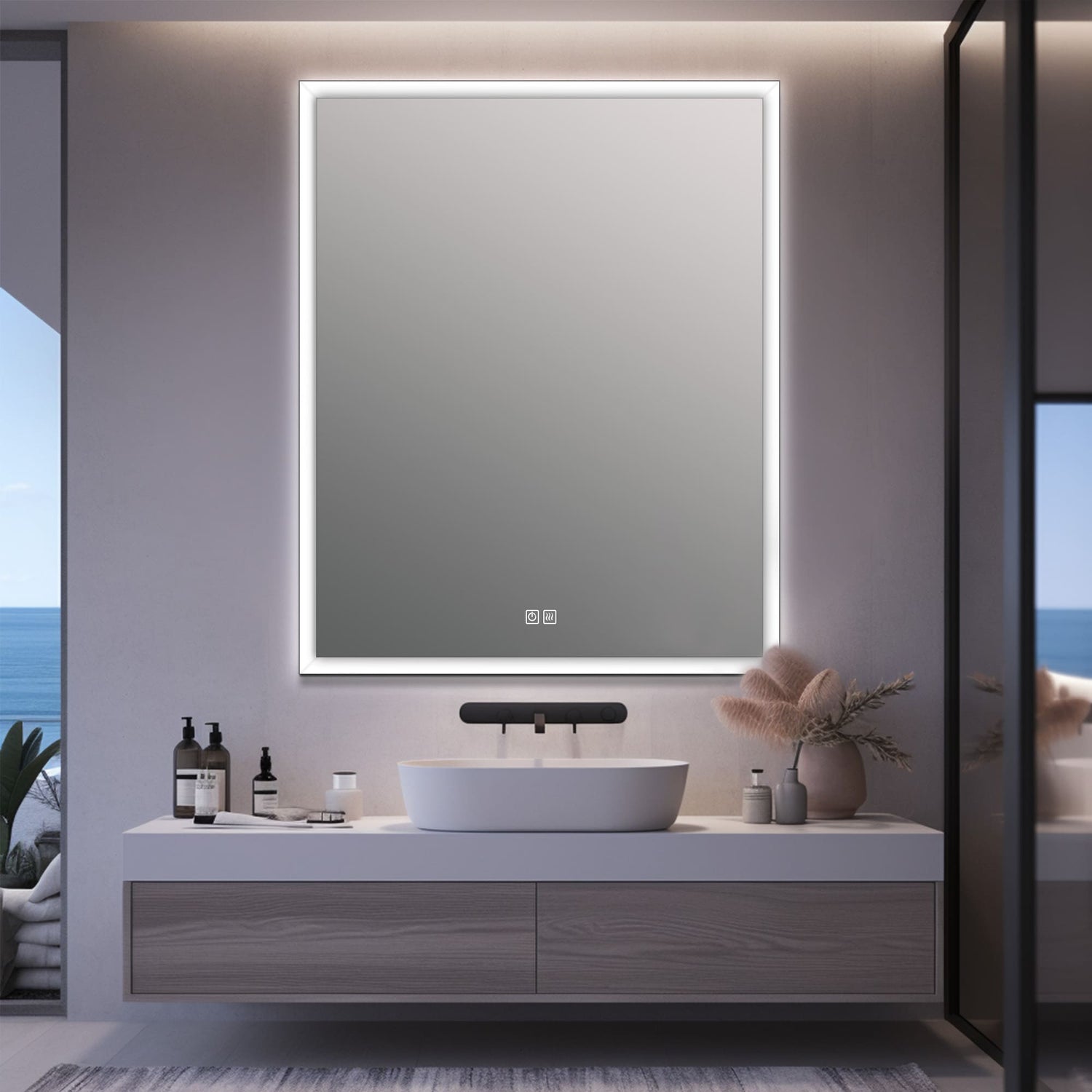 Pandora Customize Led Mirror With Frame - Inyouths